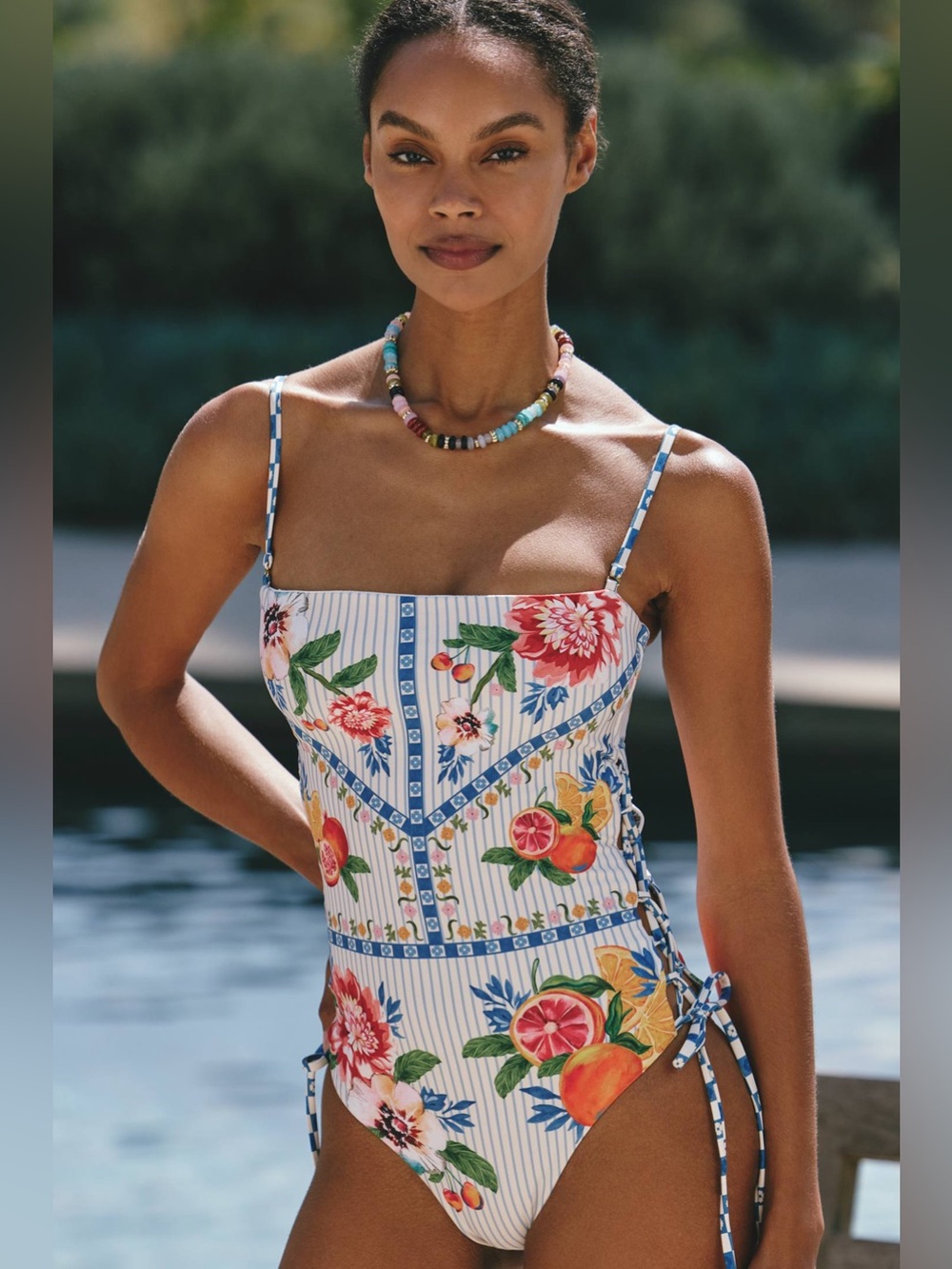 Agua Bendita Posh One-Piece Swimsuit Small NWT $210